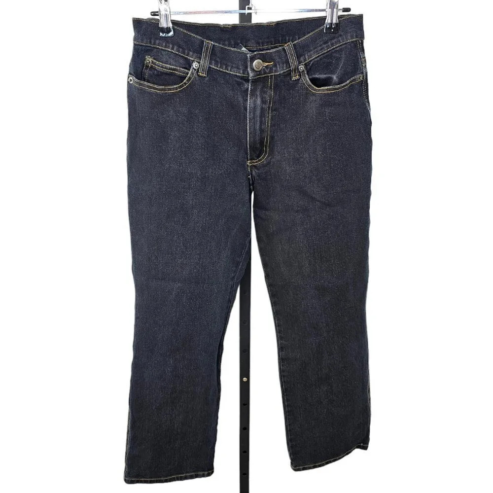 Denim & Co Vintage Ankle  Cropn Straight Jeans Size 6